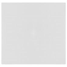 Placa Cega com Suporte 4x4 - RECTA Branco Satin Fosco